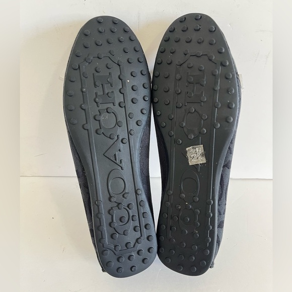 Coach Frida Black Signature Logo Loafer Size 7.5 - Picture 7 of 11